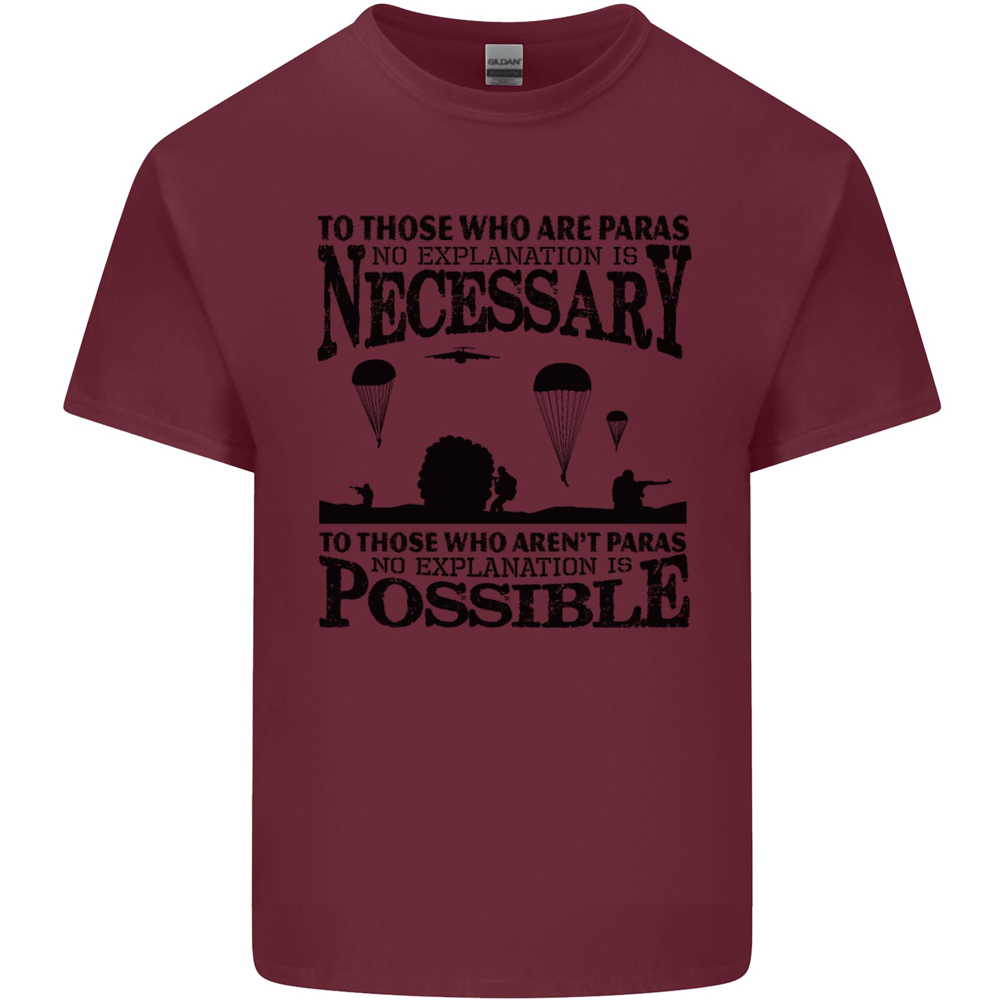 To Those The Parachute RegiUnisext 1 2 3 Para Unisexs Light Cotton Tshirt S