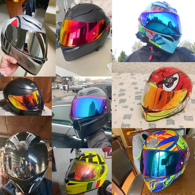 Motorcycle Helmet Shield for AGV K5 K5S K3SV K1 Helmet Visor Sunscreen K3-SV Capacete Visors K1 Casco Moto Lens Windshield