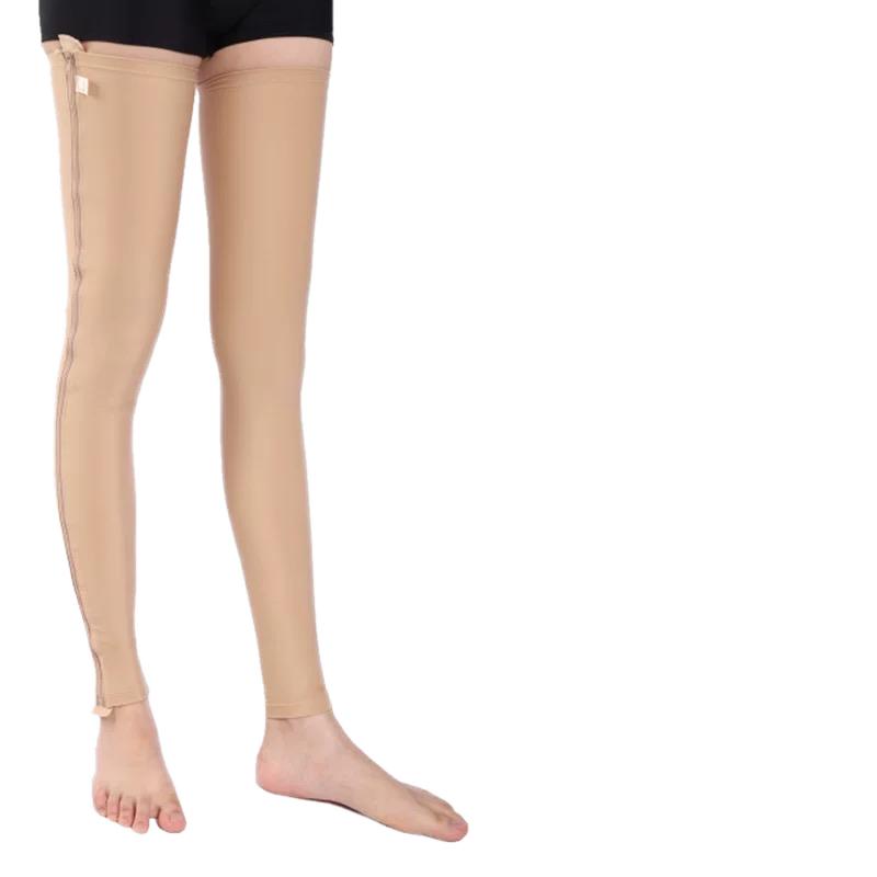 Breathable Compression Thigh Sleeve Soft Sports Safety Knee Support Elastic Women s Bandage Socks Spandex Knitted Keep Warm S