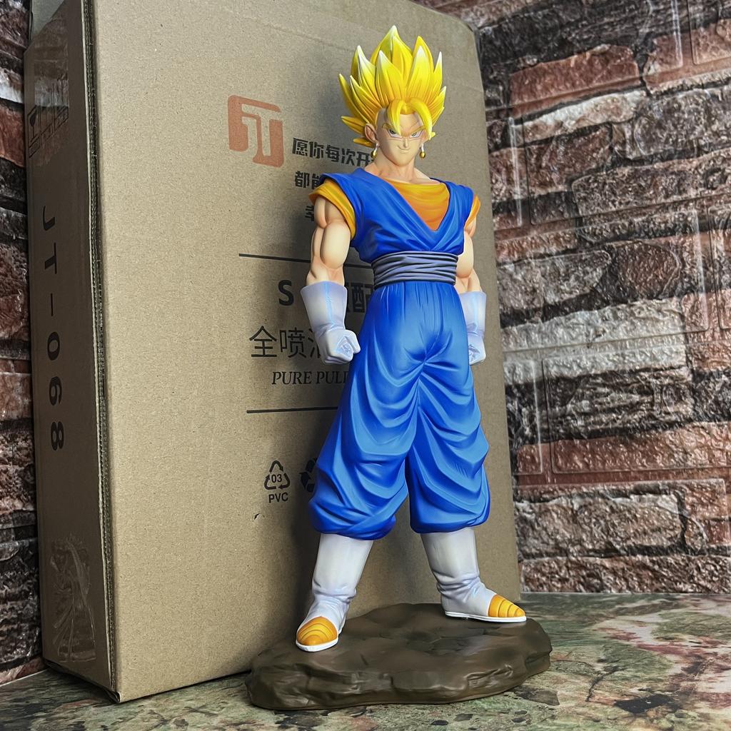 Studio Dragon Ball Vegeta Gotenks Fully Painted Statue Premium Anime Collectible Figure Display Base JT-068/069 JT Z GK with Round Sensory Compression