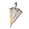 Kolorowy Tęczowy Parasol Przezroczysty Zmieniający Kolor Długi Uchwyt Parasol Przeciwdeszczowy Damski Duży Parasol Parapluie Prezent dla Dziewczyny SY191