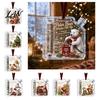 Christmas Money Holder Cash Gift Ornament, Acrylic for Cash, Holiday Funny Xmas Tree Hanging Decoration, Gifts Party Favors Reusable Ornament
