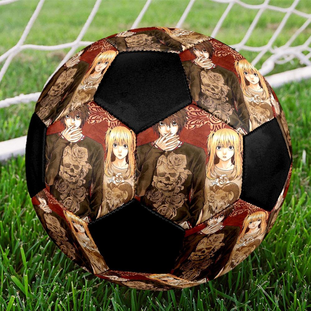 1pc Death Note Soccer Ball Size 5 Indoor Soccer Ball Fashion Colorful Backyard Game - Great For Sports Fans Gift HE9