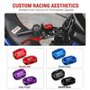 2Pcs Cnc Front Brake Fluid Reservoir Cap For Xmax 250/300 V1 V2 V3 (2017–2026)