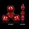 SCIONE Crystal LED Light Fidget Spinner for Kids,LED Light up Fidget Toy for Toddlers,Glow in The Dark Party Supplies Stress Relief for Children Adul