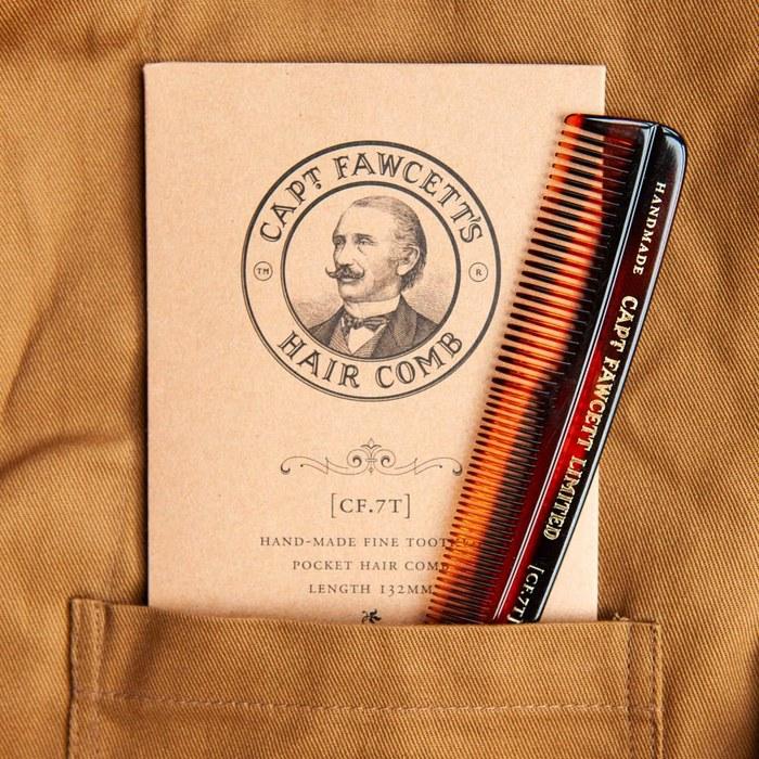 Captain Fawcett Men s Hair Comb – Styling Comb 13.2cm