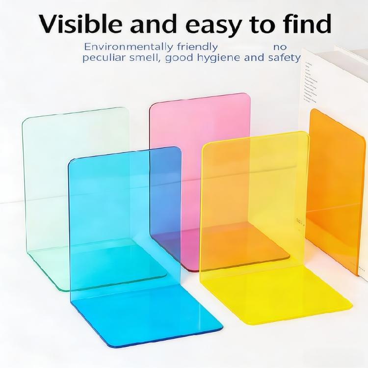 Acrylic Books Holders Table Picture Album Holders for Displaying Books Books Stand, Elegant Design Bookends Bookshelfs