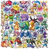10/30/50pcs Cartoon Pixel Graffiti Stickers Cute Pikachu Decals DIY Stationery Fridge Suitcase Classic Anime Sticker Toy