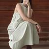 New ArriValS Open Run Women S Back V Ribbon SleeVeleSS Long dreSS