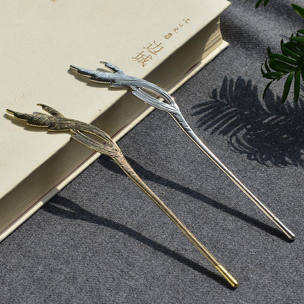 Hair Jewelry Headwear Girls Bridal Ornaments Feather Hairpin Bird Hair Fork Hair Stick