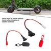 Charging Hole Cover with Charging Cable Electric Bike Scooter Charging Port Waterproof Cover for Electric Bike Part