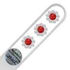 Mont Bleu 3 Flowers Crystal Nail File LE-13
