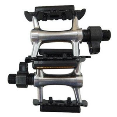 WELLGO Aluminum Convenient for Bike Pedals, Silver, 315g, One-Touch Detachable, Packing, Road/ATB/MTB, QRD-C089