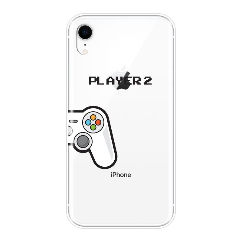 Soft Phone Case Silicone For iPhone 6 S 6S 7 8 X XR XS Max Couple Best Friend Cat Back Cover For Apple iPhone 8 7 6S 6 S Plus