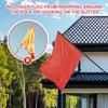 8 szt. Wytrzymałe Magnetyczne Obciążniki do Flag Silikonowe Obciążniki do Zasłon do Flag Zewnętrznych Flagi Ogrodowe Niezawodna Odporność na Wiatr