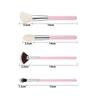 15-Piece Portable Makeup Brush Set: Soft Bristles for Beginners - Includes Powder, Contour, Eyeshadow, and Eyebrow Brushes