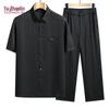 YUZHAOLIN Men's Embroidered Tang Suit Set