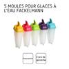 Lot of 5 Molds for Fackelmann Homemade Water Ice Creams Ref. 49195