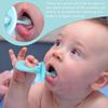 Baby Toothbrush Toddler Toothbrush for Age 0-5 Years Old, BPA Free Silicone Infant Toothbrush for Baby Gum Care with Baffle To Prevent Swallowing