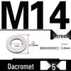 Double-Stacked Interlocking Toothed Anti-Slip Lock Washer 304 Stainless Steel DIN25201