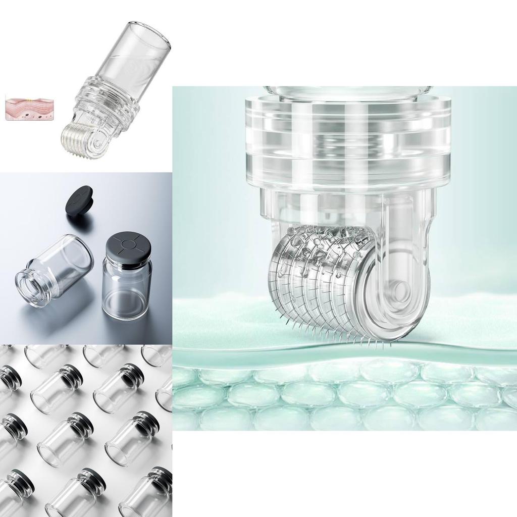 Advanced Micro Needle Roller Serum Infusion Device For Facial And Scalp Treatments