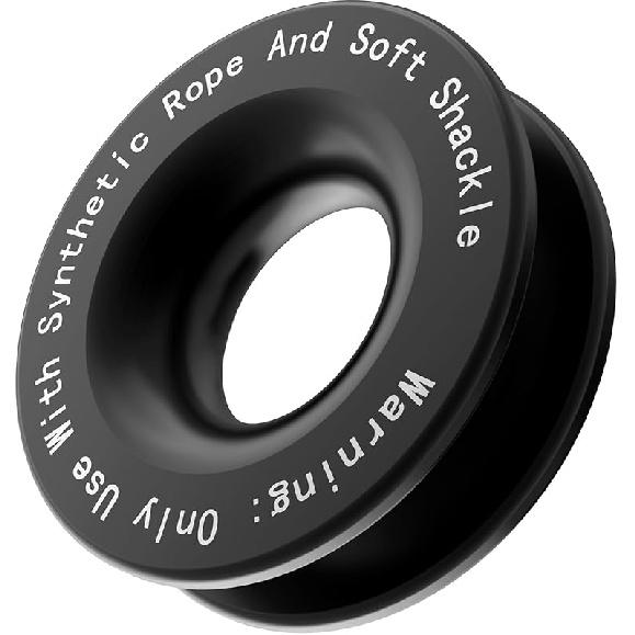 Recovery Ring 66,000 Lbs For Winch Snatch Compatible For SUV UTV ATV Off-Road Vehicle And Truck Pulley Towing Ring For Synthetic Rope And Soft