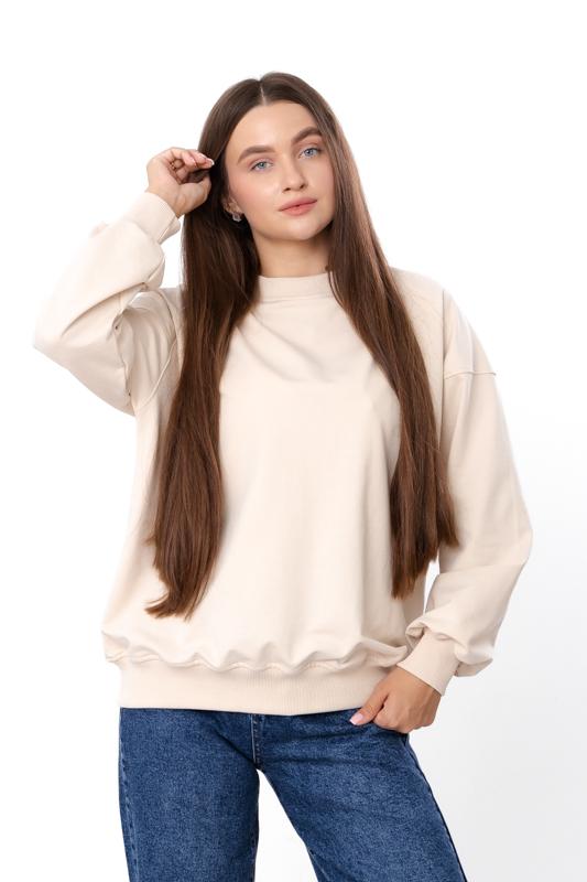 Sweatshirt (women) – Classic Fit, Long Sleeve & Round Neck, Any Season, 8385-057 HC