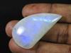 Natural Rainow Moonstone Fire Crystal Rare Cabochon Loose Gemstone 23X45X9MM SK-894