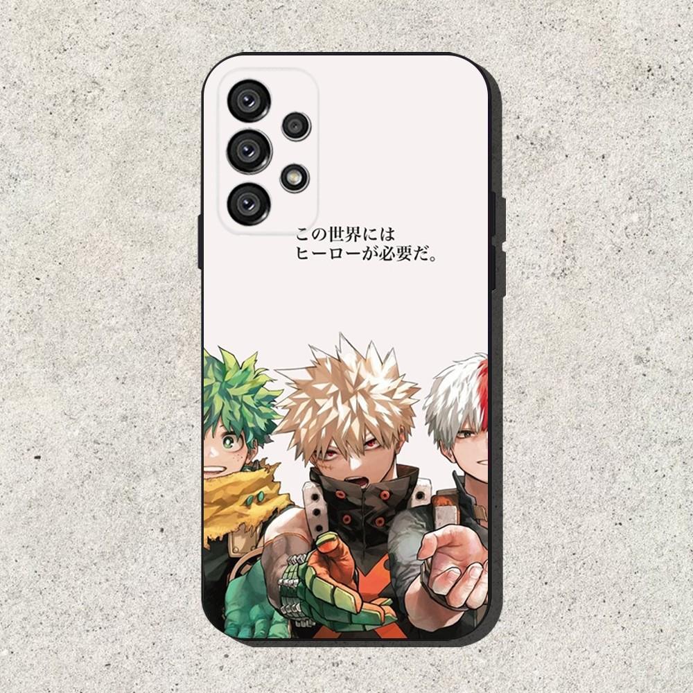 

Чехол для телефона Bakugo My Hero Academia для Samsung S25, S24, S21, S22, S23, S30, Ultra, S20, Plus, Fe, Lite, Note, 10, 9, 5G Черный Samsung S25