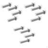12Pcs Tapered Screws Water Bottle Holder Bolts Socket Steel