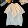 300gsm Cotton Summer Short Sleeve T Shirts For Men O Neck Casual Heavy Fabric Streetwear Tees Unisex Basic Solid Cool Loose Tops