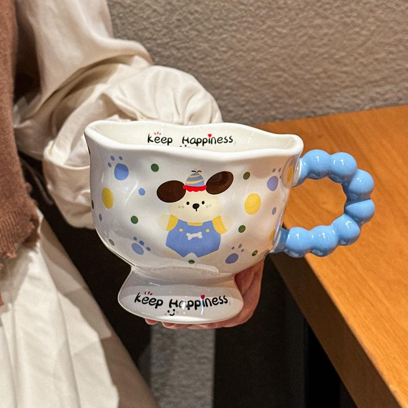 Give girls birthday gifts, cute puppy goblets, ceramic mugs, gift boxes, girlfriends and friends souvenirs