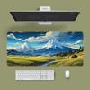 Extra Large Washable Mouse Pad - Aurora Landscape & Sunset Clouds Design, Thickened for Office and Gaming Desks