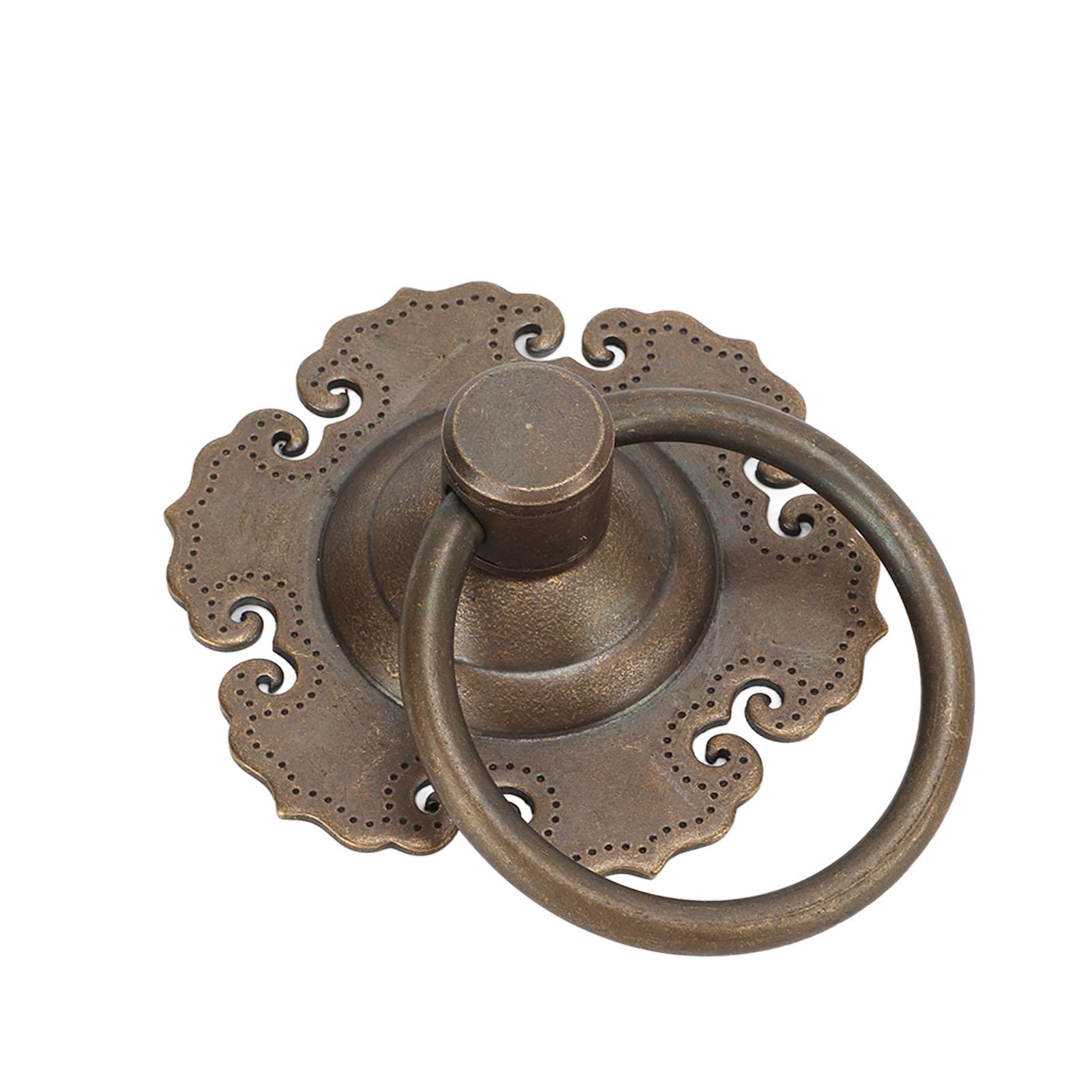 Антикварная ручка Винтажный стиль Изысканная Уникальная Устойчивая к коррозии Мебельная латунная ручка для дверцы шкафа, ящика