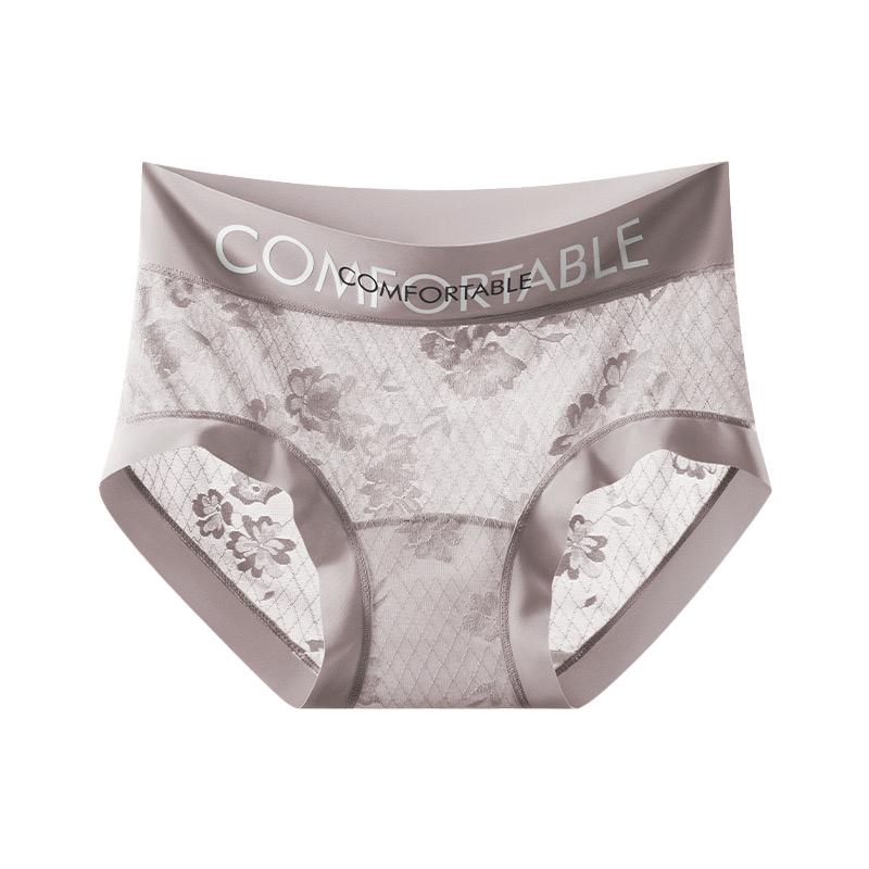 Women's Lace Panties Sexy Undrwear Seamless Comfortable Underpants Middle Waist Panty Fashion Ladies Underpanties