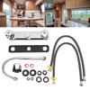 Stainless Steel Motorhomes Kitchen Faucet with 360 Degree Rotatable Sprayer Perfect for Camping Cars and Travel Trailers