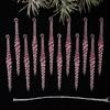 Transparent Christmas Tree Pendants Hanging Icicle Decorations  Wedding & Outdoor Decor