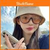 Retro Fashion Round Face Sunglasses With Uv400 Protection For Outdoor Travel And Parties