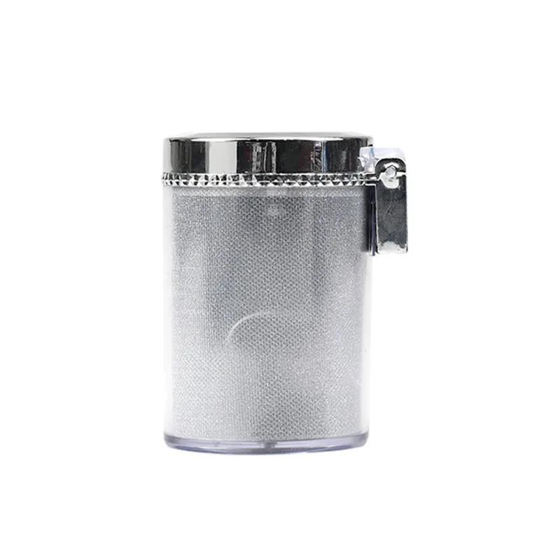 Car Ashtrays with LED Lights - Colorful Ventilated Sealed Interior Decoration