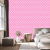 Wallpaper Pink Patterns Powder Pink for Living Room and Bedroom 50x1000