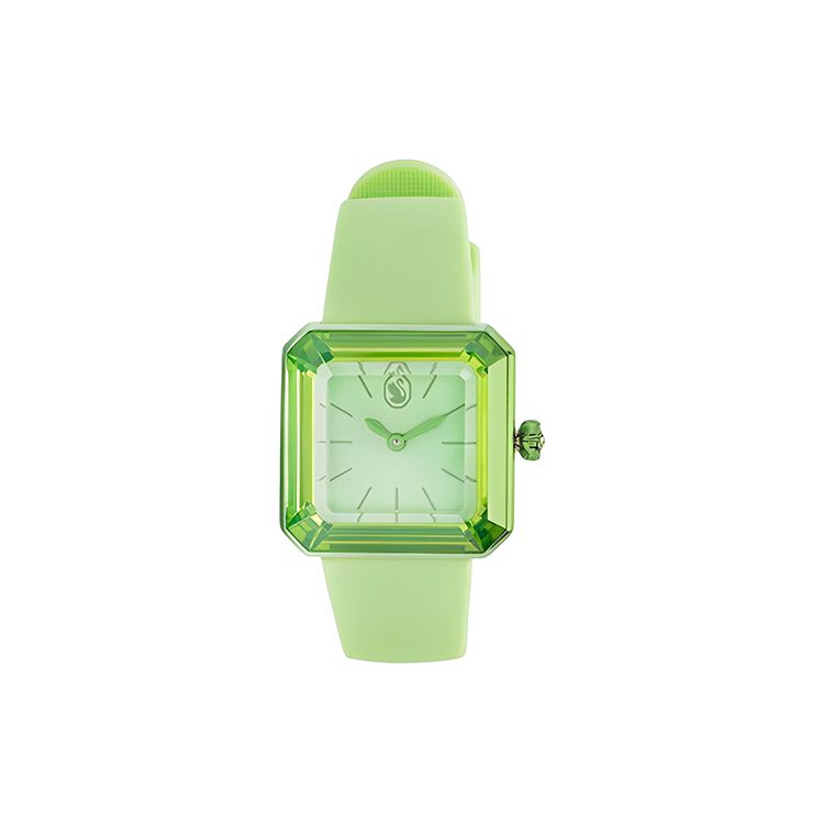 

Swarovski Watch Quartz Movement Rubber Strap 28Mm Green Dial 500M Water Resistant Women watches 5624379GRNLI Green Dial