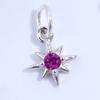 S925 Silver Miniature Zircon Eight-star Shaped Charms Diy Jewelry Making Accessories Earring Necklace Parts Shiny Fitt