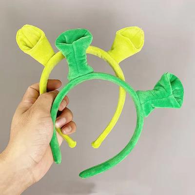 2/ 4Pcs Plush Animal Ears and Horns Headband-Halloween Christmas Festival Theme Party Animal Cosplay Costume Headbands