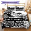 $uicideboy$,ALF Patroon Beddengoed,Dekbed Set Dekbedovertrek Kussensloop Huis Verjaardagscadeau (1 dekbedovertrek + 2 kussenslopen, zonder binnenkussen)