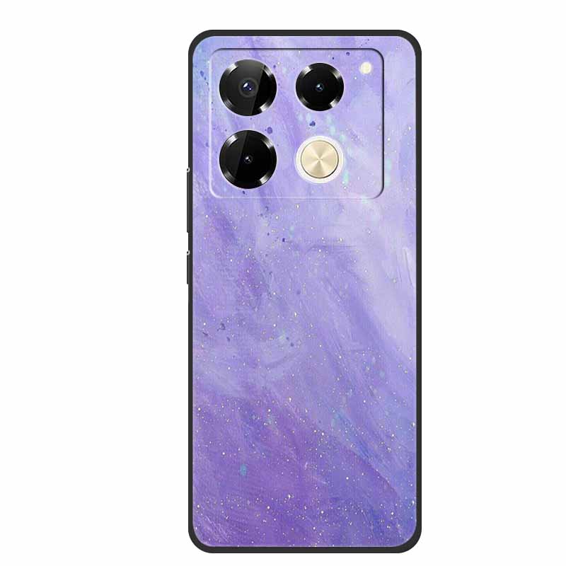 For Infinix Note 40 Pro 5G Case TPU Soft Silicone Cover Phone Cases for Infinix Note 40 40pro 4G Flowers Lovely Coque Fundas
