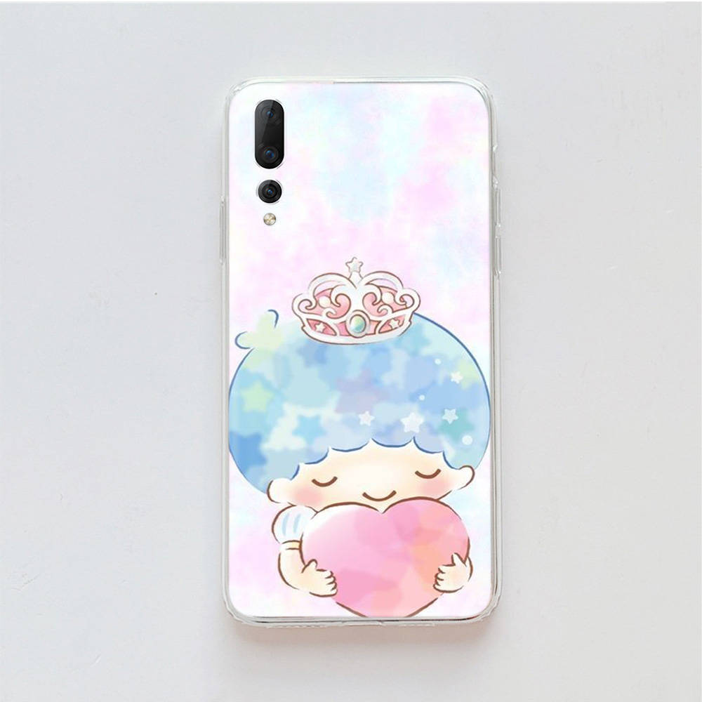 

Прозрачный чехол для Samsung A04 A14 A23 M33 M53 Realme 10 9 C35 C55 VIVO X80 Infinix Hot 30 Note 11 Tecno Spark 8P Pro L-31 милые маленькие двойные звезды Infinix Zero 30 5G зелёный