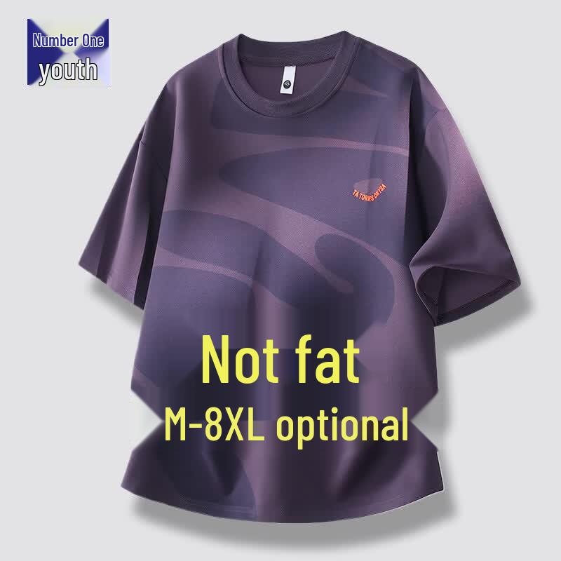 Men s Ice Silk Quick-Dry T-Shirt 2XL