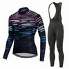 Cycling Suit Spring and Autumn Long Sleeve Suit Men's Mountain Bike Equipment Cycling Suit Suit