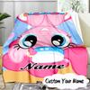 Custom Name Pinkie Pie's Bold Adventure Blanket  Ideal Bedding Blanket Perfect for Travel, Camping, Living Rooms, Offices, Sofas, Fan Christmas gift