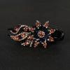 Shiny Rhinestone Hairpin Flower Leaf Duckbill Hair Claws Retro Hair Clips Accessories For Women Shinning Ponytail Headwear